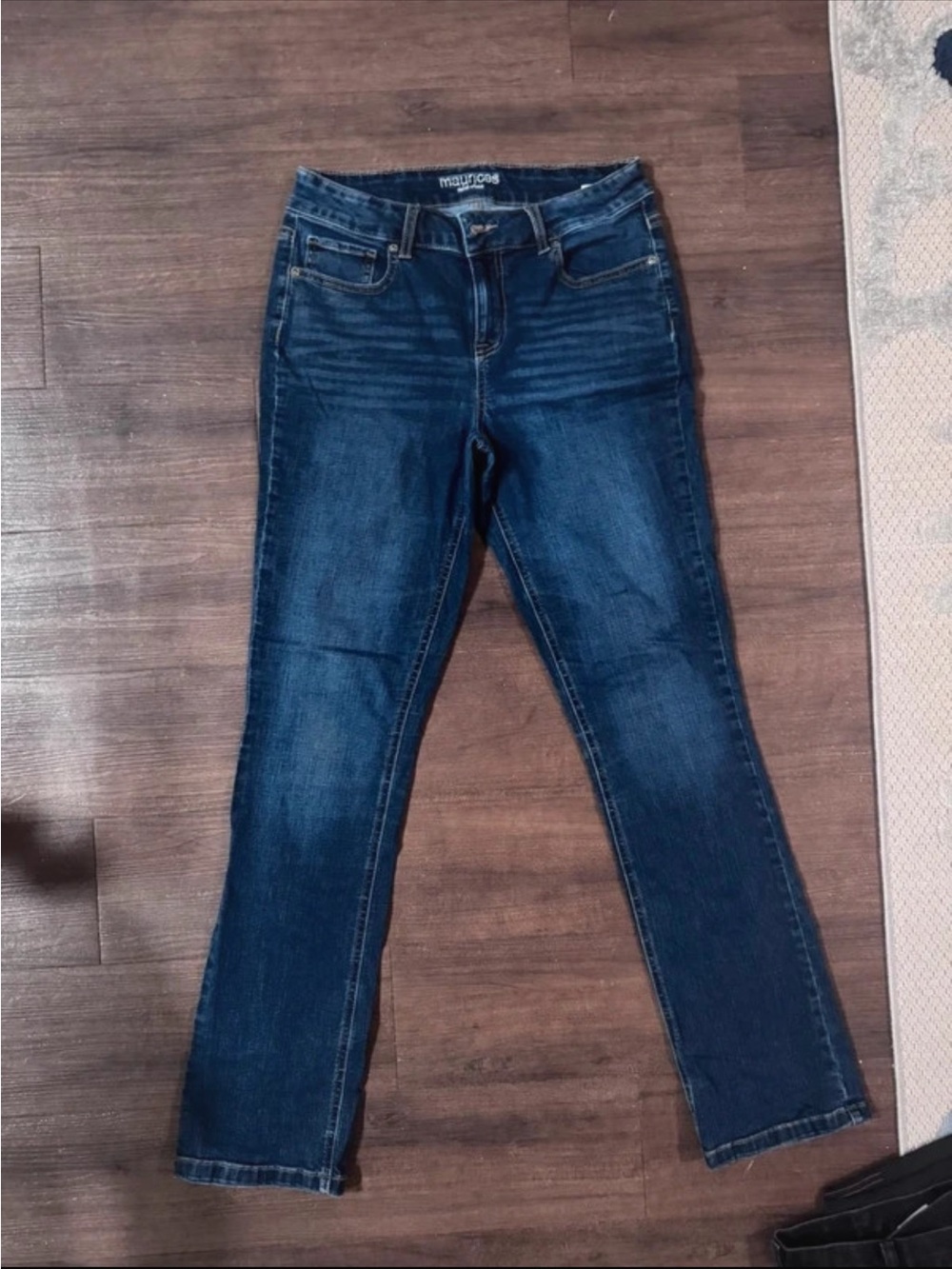 Maurices Dark Indigo Straight Leg Jeans